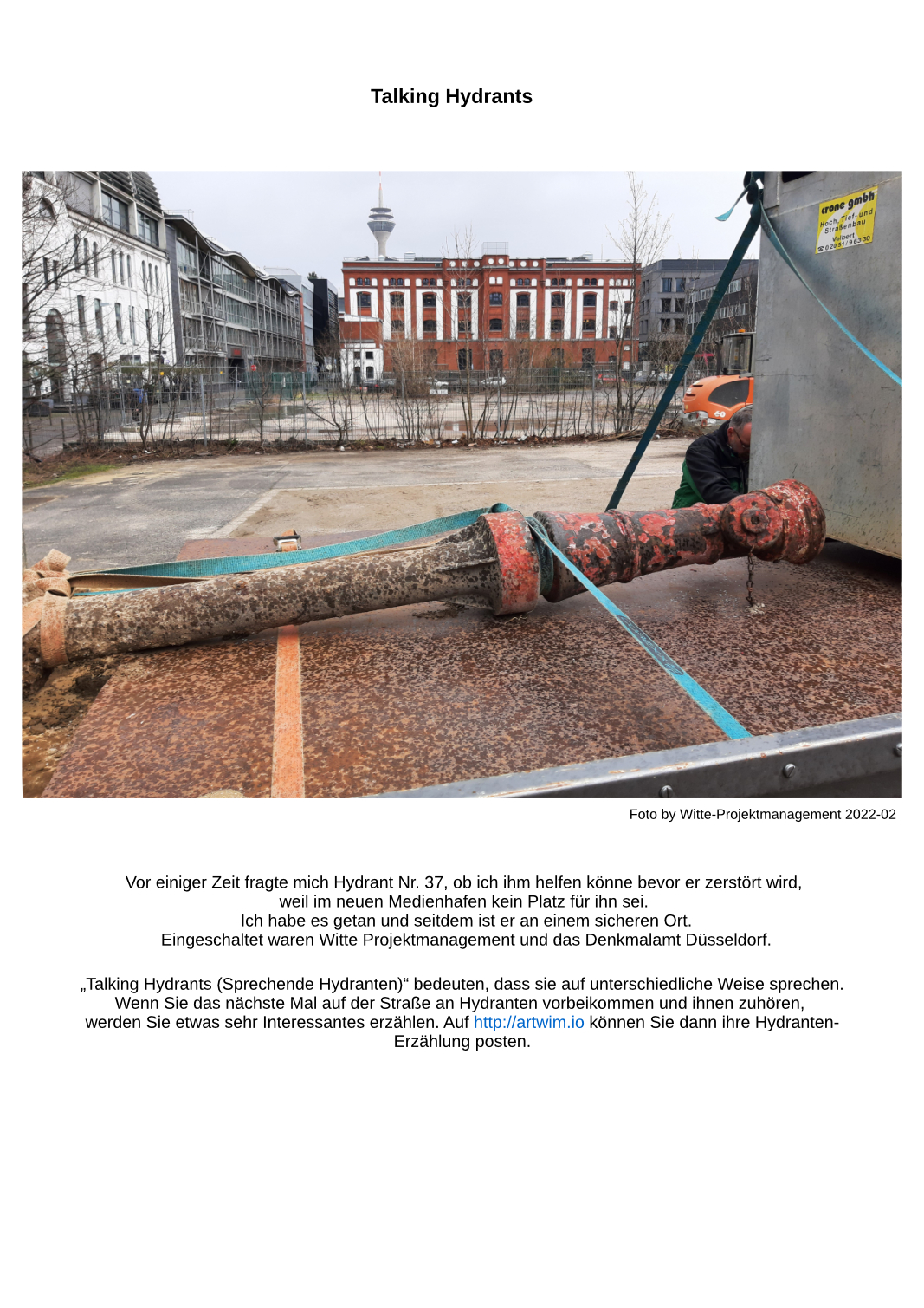 Talking Hydrants Bild 1