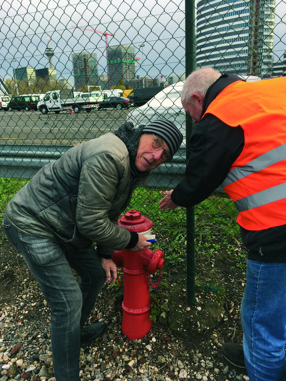 Talking Hydrants Visualisierung