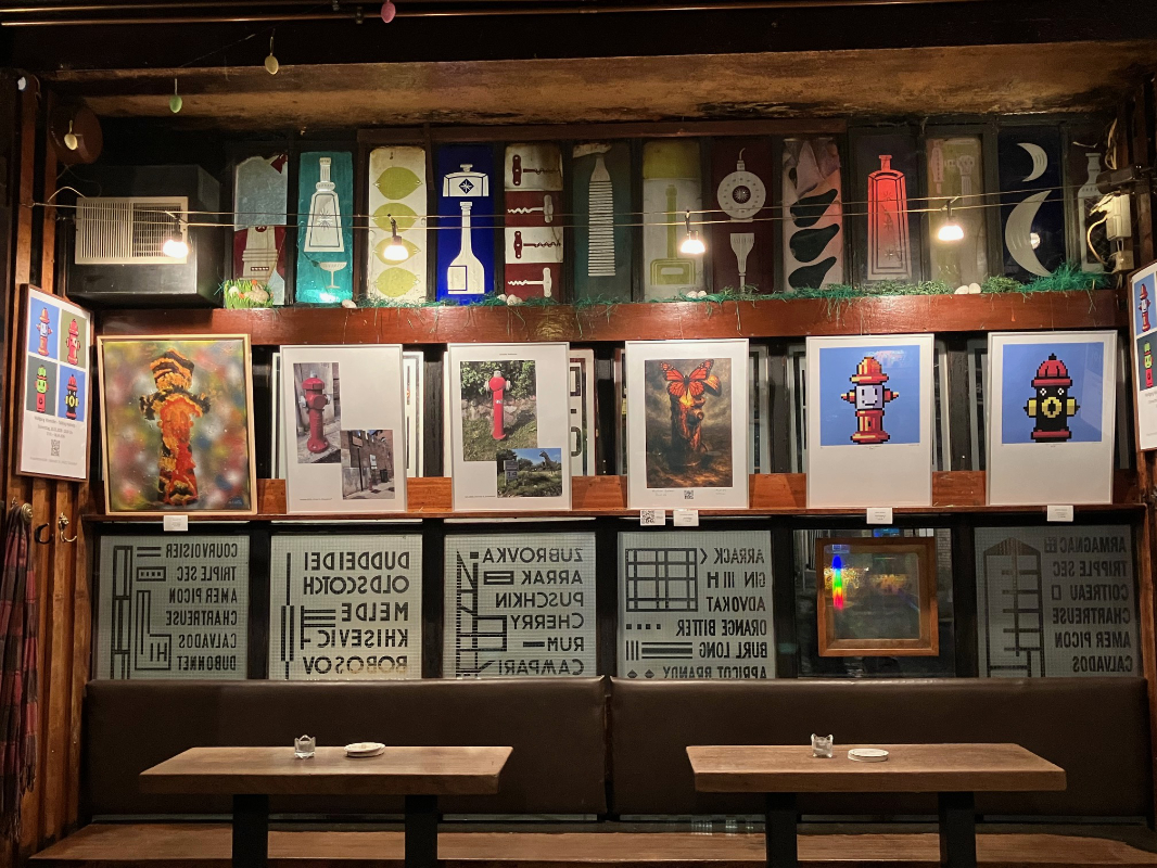 Ausstellung Talking Hydrants in der KreuzherrenEcke Düsseldorf